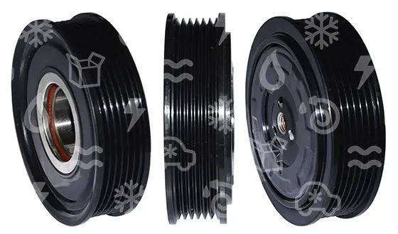 spojka pro kompresor DENSO, 109 mm, 12V, poly V6, 35x52x12mm